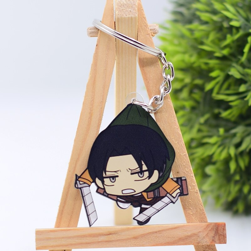 Attack on Titan Cute Character Collectible Acrylic Keychains 2nd Set