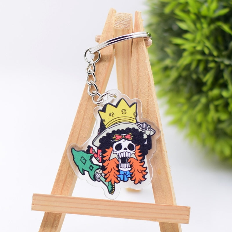 Popular Anime One Piece Cute Collectible Acrylic Keychains
