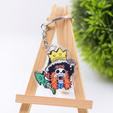 Popular Anime One Piece Cute Collectible Acrylic Keychains