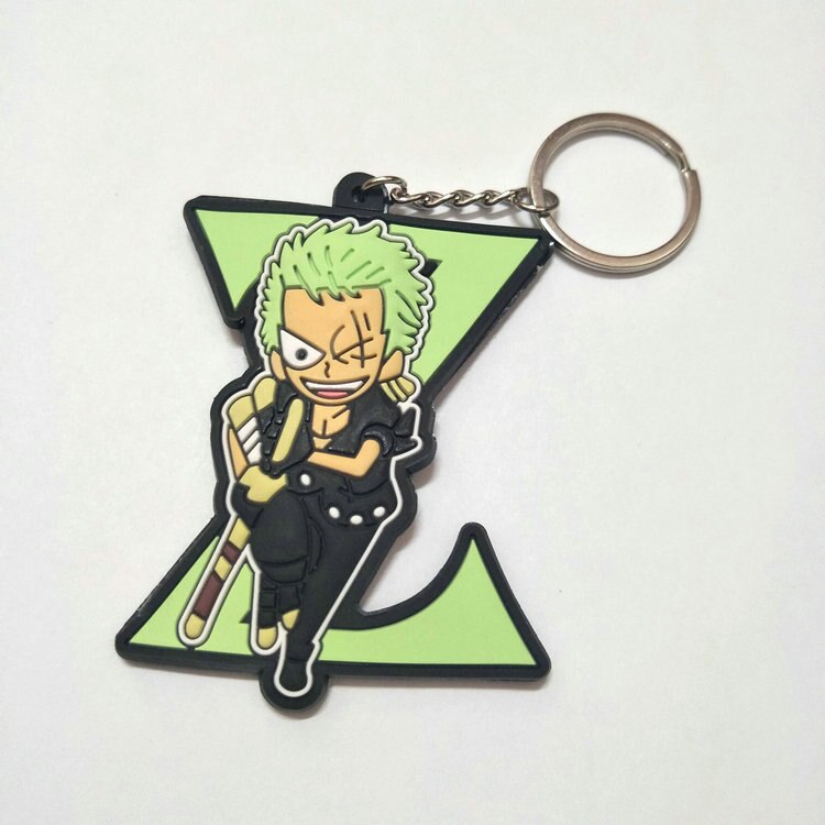 One Piece  Anime Collectible Prop Accessory Key Ring - Double Sided with Fun Characters