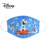 Frozen Washable Cotton Face Masks for Children Anti-Dust Protective Masks for Boys & Girls