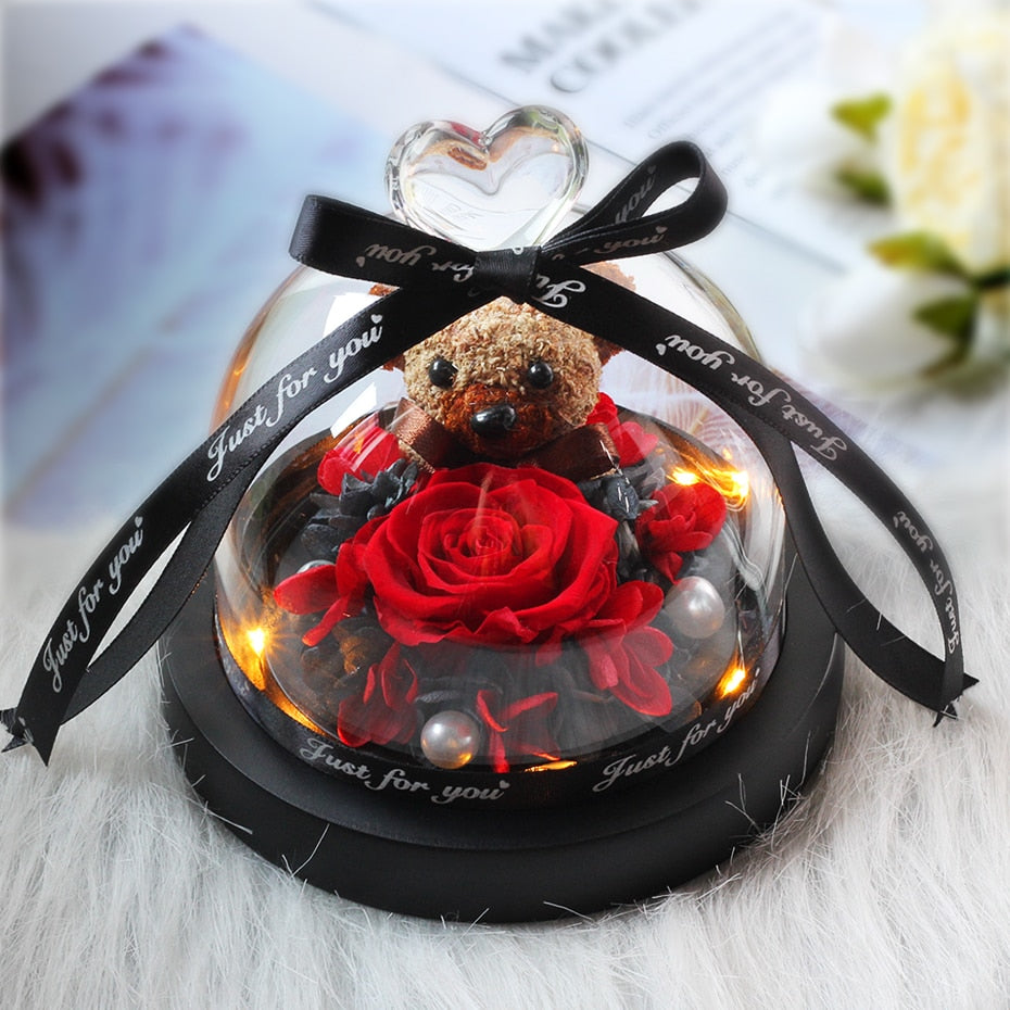 The Beauty and Beast Eternal Rose Anniversary Gift