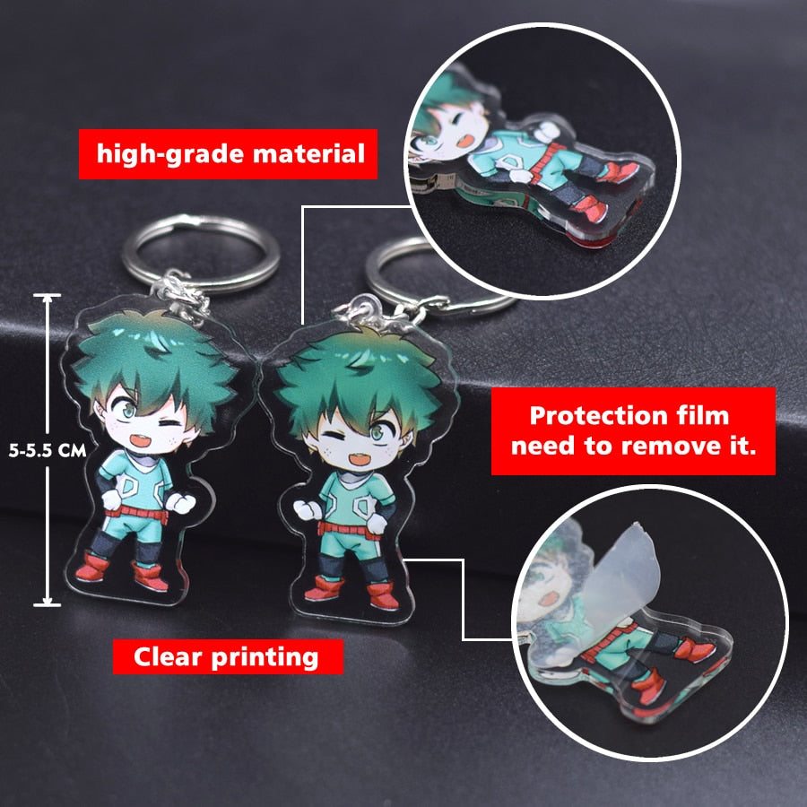 Famous Anime Bleach Cute Collectible Acrylic Keychain 2nd Set