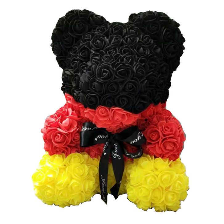 Teddy Bear Rose - Artificial Flowers Rose Bear for Women Valentines Wedding Gift