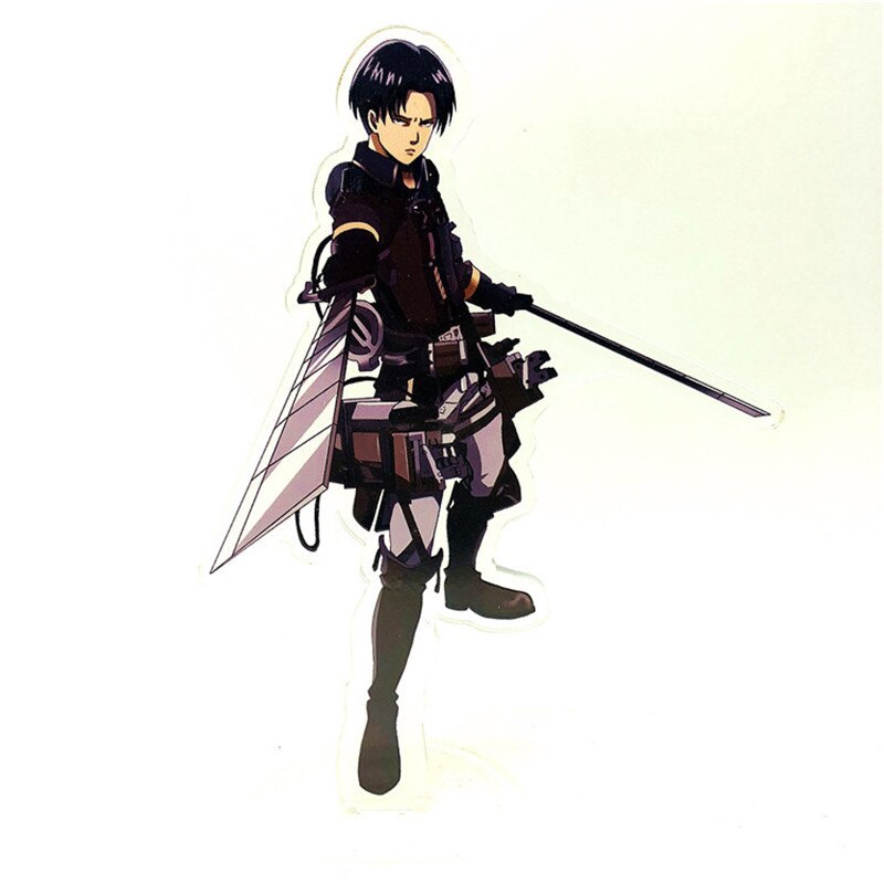 Anime Attack on Titan Levi Ackerman Acrylic Collection - Collectible Action Figure Model (16cm)