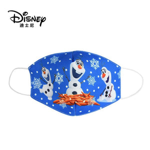 Frozen Washable Cotton Face Masks for Children Anti-Dust Protective Masks for Boys & Girls