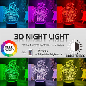 Naruto Shippuden Collectible Acrylic LED Night Lamp
