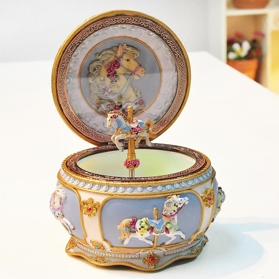 Lovely Carousel Music Chest