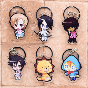 Famous Anime Bleach Cute Collectible Acrylic Keychain 2nd Set