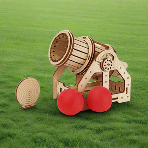 3D Wooden Cannon Puzzle Toy Kit - Creative DIY Gift For Kids