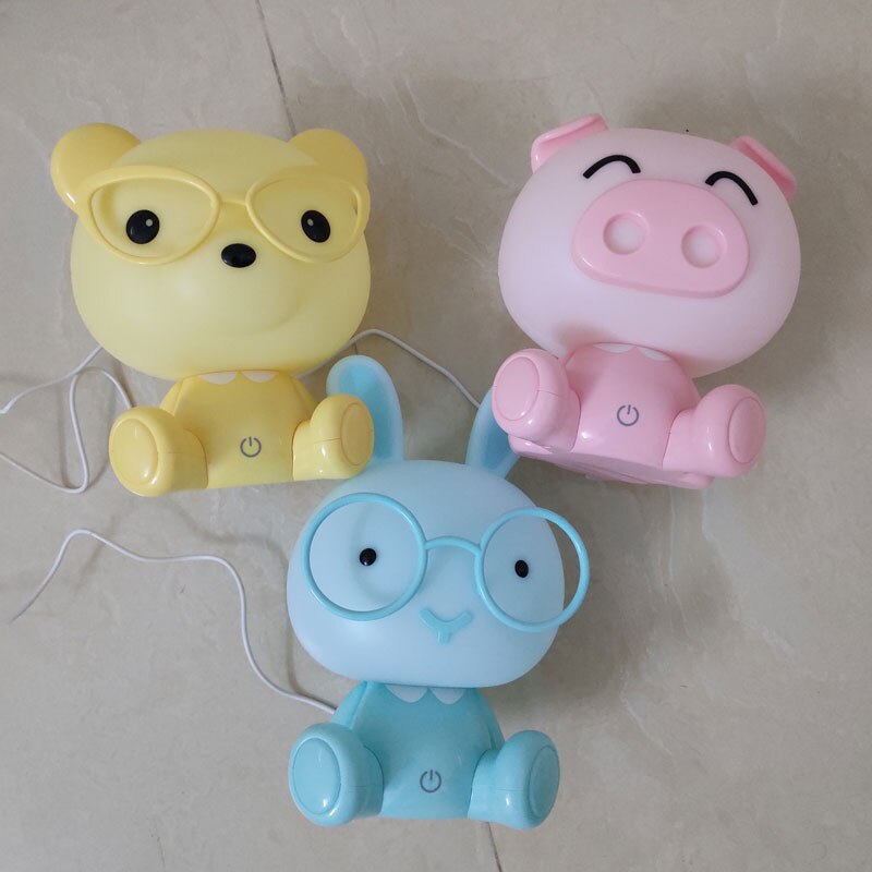 Adorable Glowing Animal Night Lamps - Cute Surprise Gift for Home Decor