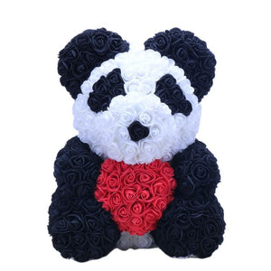 Teddy Bear Rose - Artificial Flowers Rose Bear for Women Valentines Wedding Gift