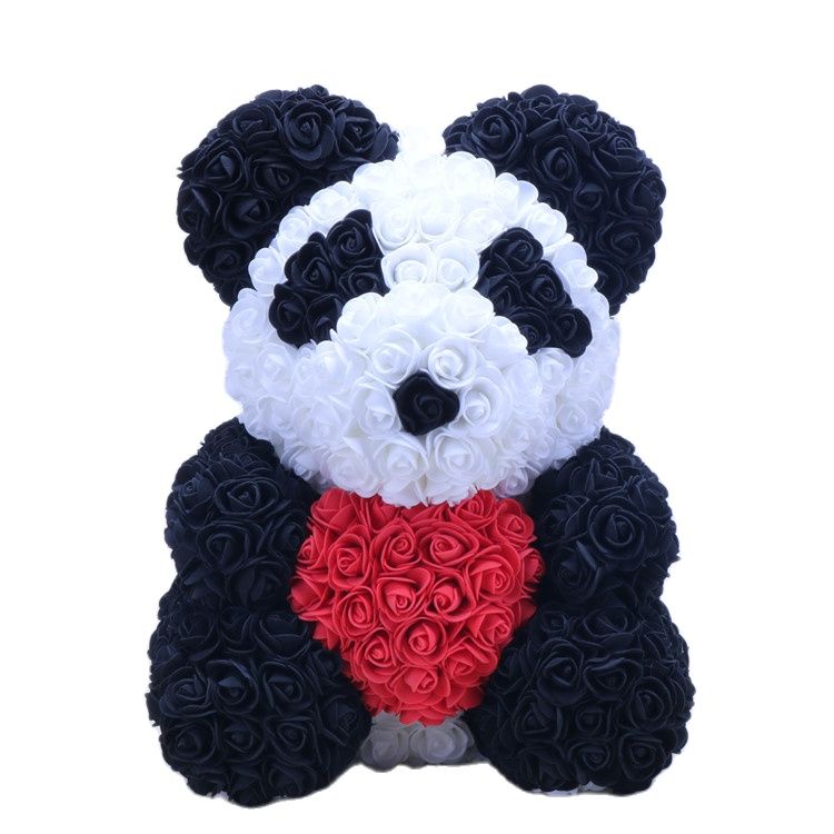 Teddy Bear Rose - Artificial Flowers Rose Bear for Women Valentines Wedding Gift