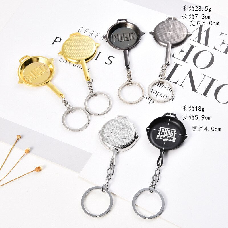 Iconic Video Game PUBG Collectible Design Keychains