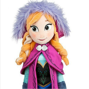 Stuffed Frozen Plush Anna Elsa Kids Doll Toys Perfect for Birthday and Christmas Gift