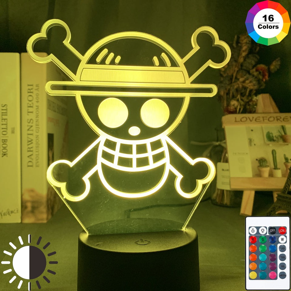 ONE PIECE - Straw Hat Pirate's Iconic Logo LED Night Light