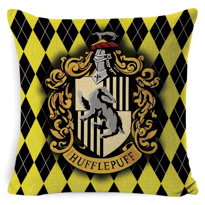 Decorative Harry Potter Cushion Cover Cotton Linen Pillowcase 45x45cm