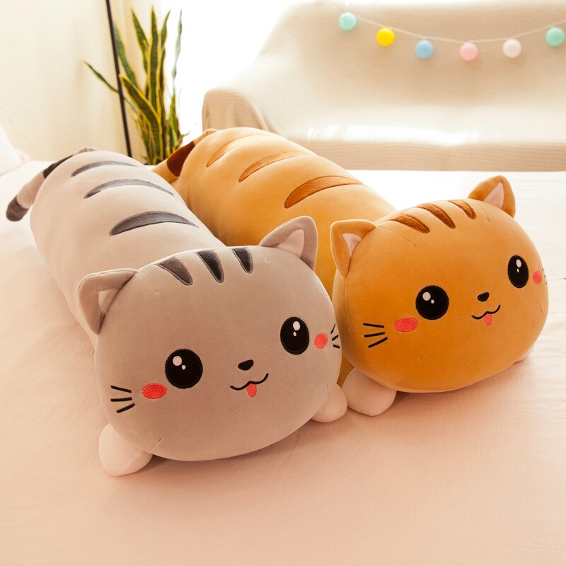 Adorable Cat Pillow Plush Toy - Soft Stuffed Plush Animal Toy Gift