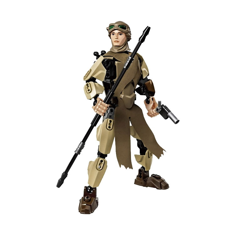 Star Wars Buildable Figure Collectible Character Action Figures Toy Gifts For Kids