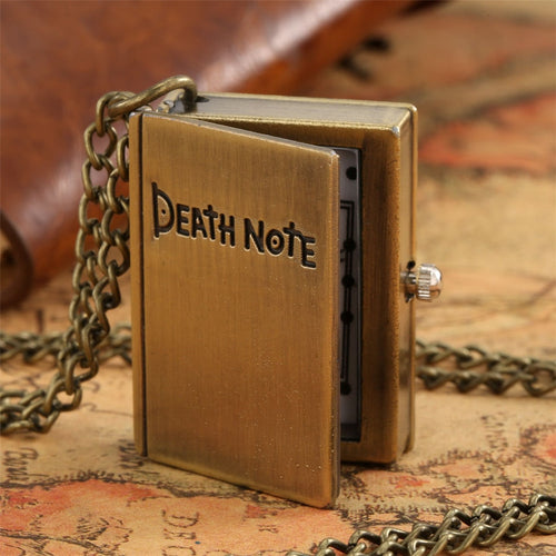Exquisite Death Note Vintage Clock Locket Necklace