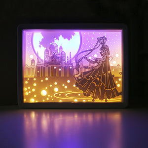 Sailor Moon Princess Serenity LED Light Lamp Pad Collectible Gift