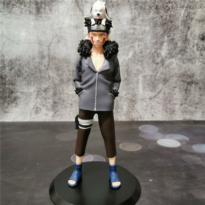 NARUTO Collectible PVC Action Figures - Zabuza, Shino, Haku & Kiba