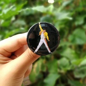 The Queen  Freddie Mercury  Metal Badges