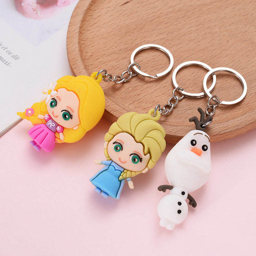 Princess Anna Elsa  Keychain For Women