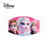 Frozen Washable Cotton Face Masks for Children Anti-Dust Protective Masks for Boys & Girls