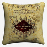 Decorative Harry Potter Cushion Cover Cotton Linen Pillowcase 45x45cm