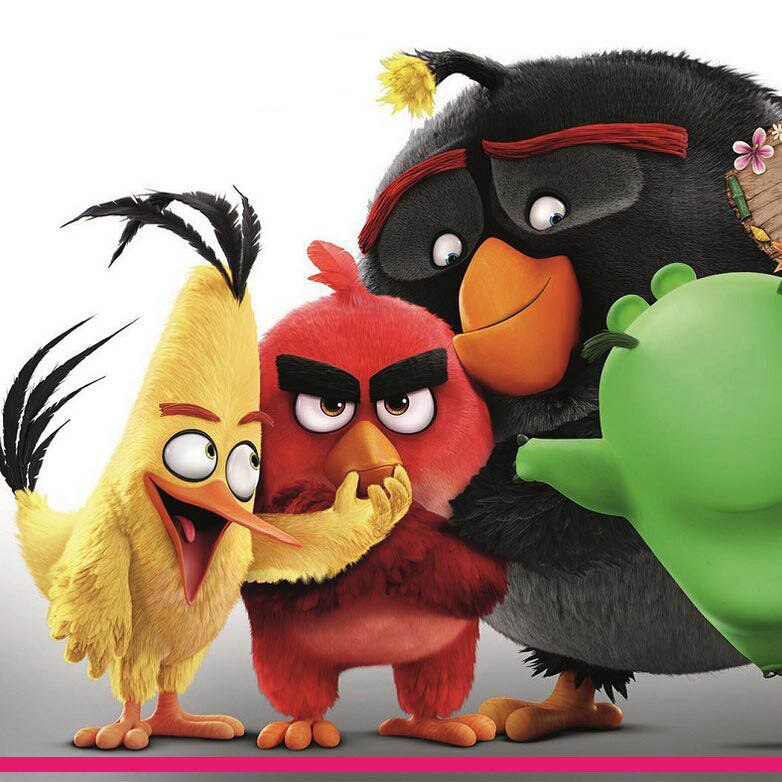 Lovely Angry Birds Plush Toys - Red, Chuck, Bomb & Bad Piggies