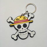 One Piece  Anime Collectible Prop Accessory Key Ring - Double Sided with Fun Characters