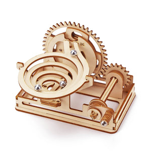 3D Wooden Marble Coaster - Children's Mechanical Maze Ball Building Kit (Educational Toy Puzzle)