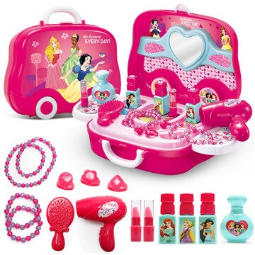 Frozen Makeup Kids Simulation Dressing Table Toy Set