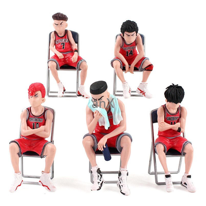 5pcs Anime SLAM DUNK PVC Action Figures