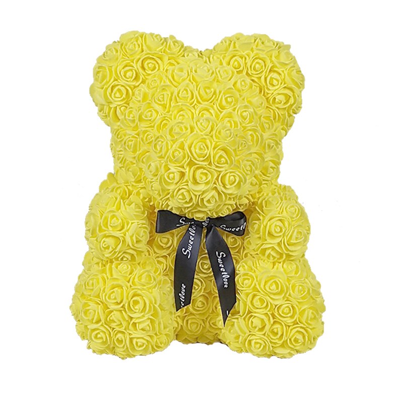 Teddy Bear Rose - Artificial Flowers Rose Bear for Women Valentines Wedding Gift