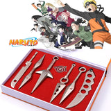 Naruto Shippuden Collectible Cosplay Shuriken Accessory - Kunai, Shuriken, Dagger and Sword. Cute Accessory Gift for Fans
