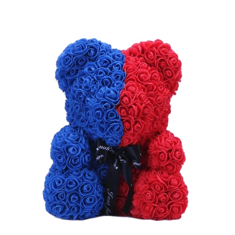 Teddy Bear Rose - Artificial Flowers Rose Bear for Women Valentines Wedding Gift