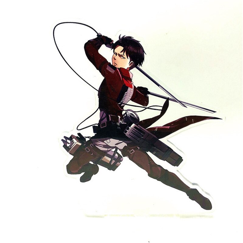 Anime Attack on Titan Levi Ackerman Acrylic Collection - Collectible Action Figure Model (16cm)