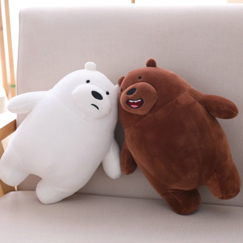 Cartoon Network's Cute We Bare Bears Collectible Plush Toy Gift for Kids   (10cm-50cm)