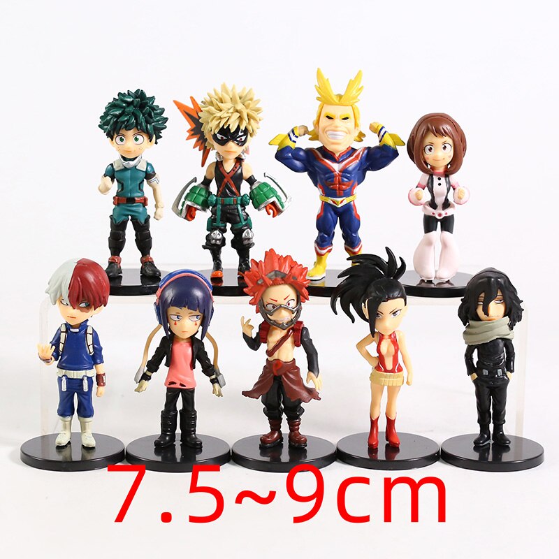 My Hero Academia Collectible PVC Action Figure Toy Model Bundle