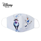 Frozen Washable Cotton Face Masks for Children Anti-Dust Protective Masks for Boys & Girls