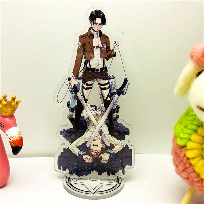 Anime Attack on Titan Levi Ackerman Acrylic Collection - Collectible Action Figure Model (16cm)