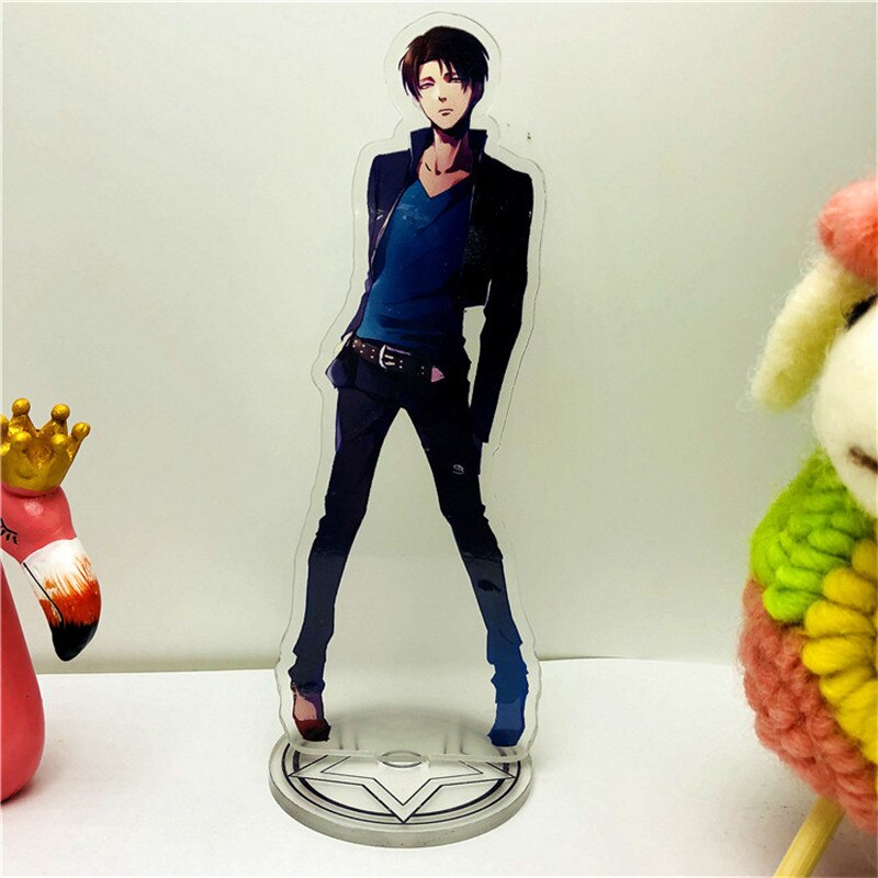 Anime Attack on Titan Levi Ackerman Acrylic Collection - Collectible Action Figure Model (16cm)