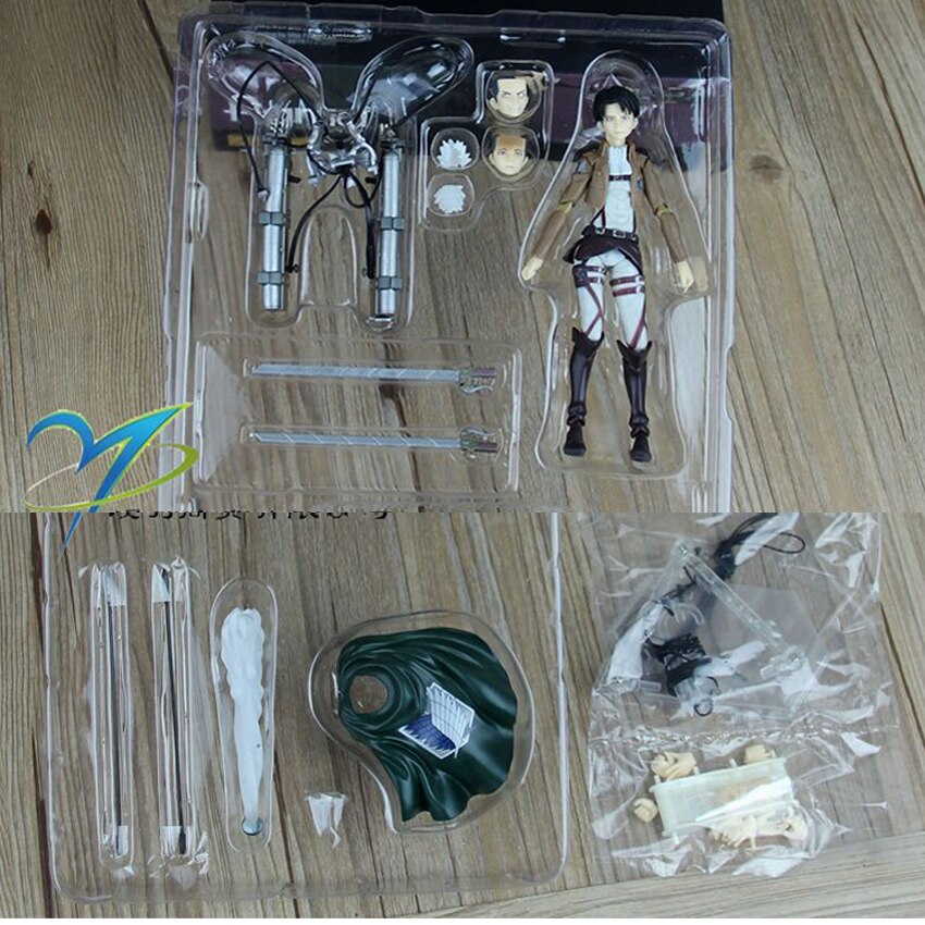 Anime Attack on Titan Levi, Mikasa &  Eren Action Figures