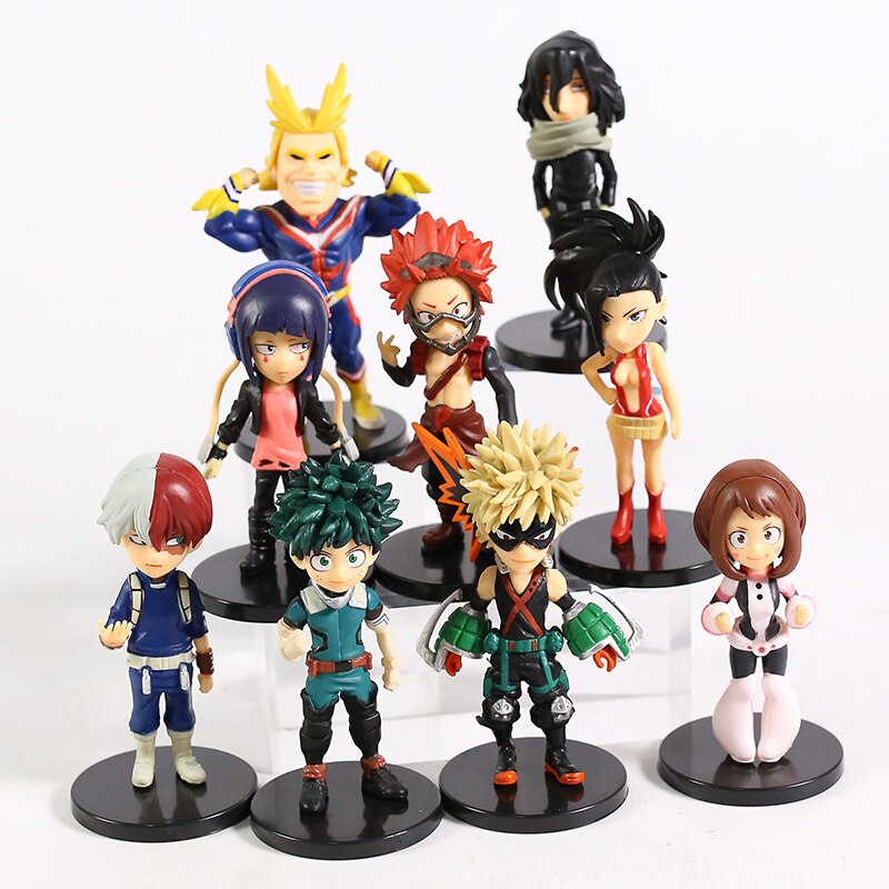 My Hero Academia Collectible PVC Action Figure Toy Model Bundle