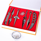 Naruto Shippuden Collectible Cosplay Shuriken Accessory - Kunai, Shuriken, Dagger and Sword. Cute Accessory Gift for Fans