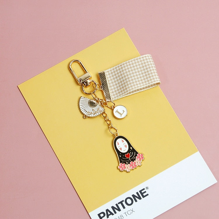 Spirited Away Gold Color Keychain Accessories