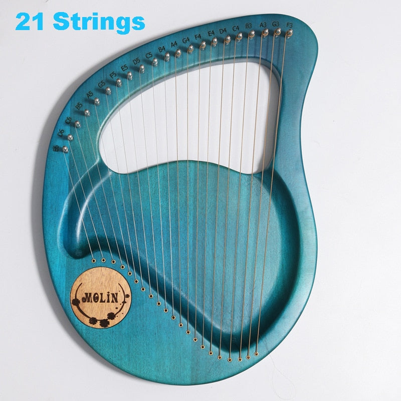 21 Strings - Wooden Harp