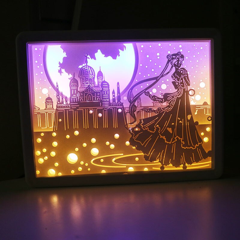 Sailor Moon Princess Serenity LED Light Lamp Pad Collectible Gift